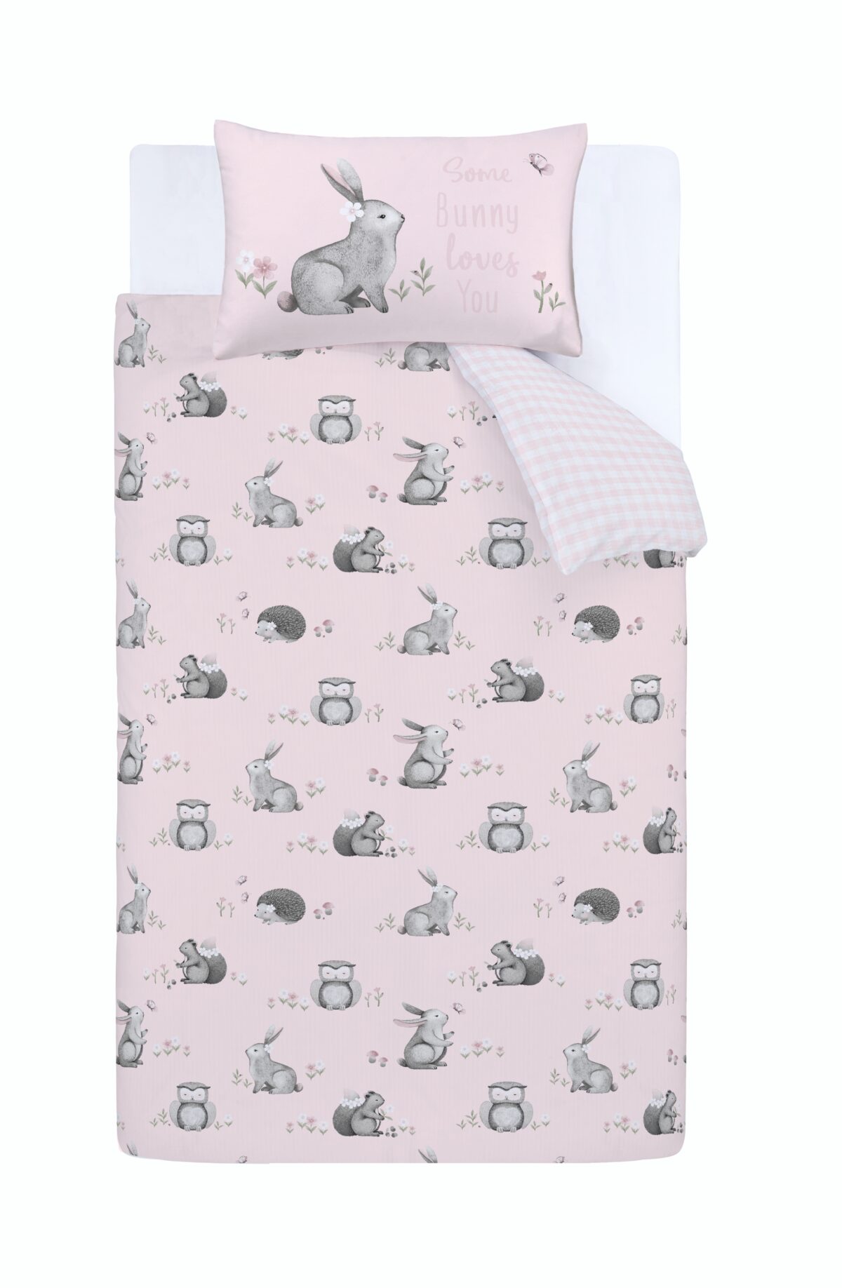 Catherine Lansfield Woodland Friends Duvet Set Double - Peter Betteridge